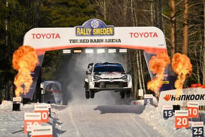 Dubbelvinst för Toyota i Rally Sweden